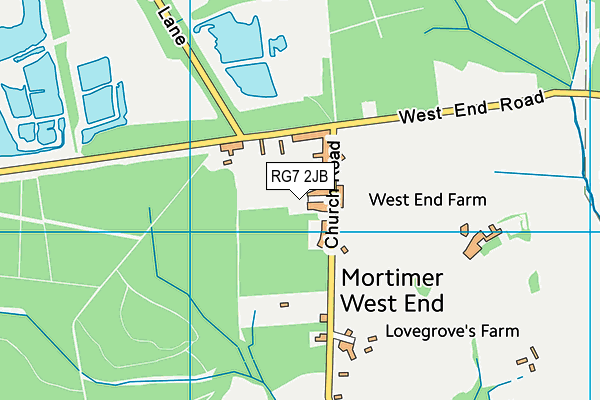 RG7 2JB map - OS VectorMap District (Ordnance Survey)