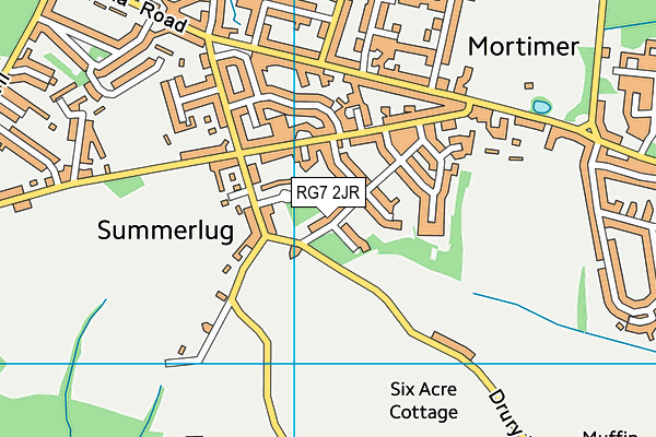 RG7 2JR map - OS VectorMap District (Ordnance Survey)