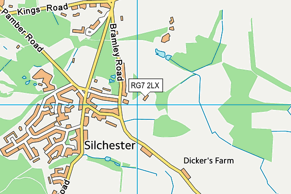RG7 2LX map - OS VectorMap District (Ordnance Survey)