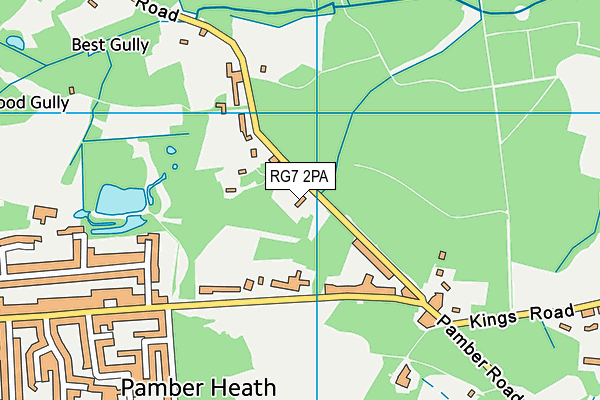 RG7 2PA map - OS VectorMap District (Ordnance Survey)