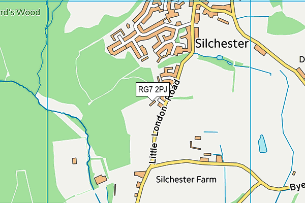 RG7 2PJ map - OS VectorMap District (Ordnance Survey)