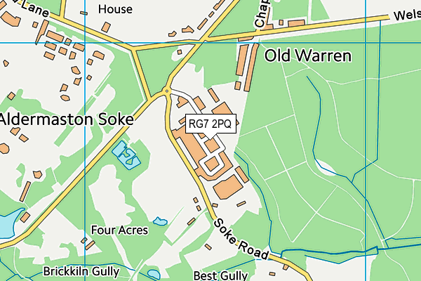 Map of WOODWALTON SOLAR LIMITED at district scale