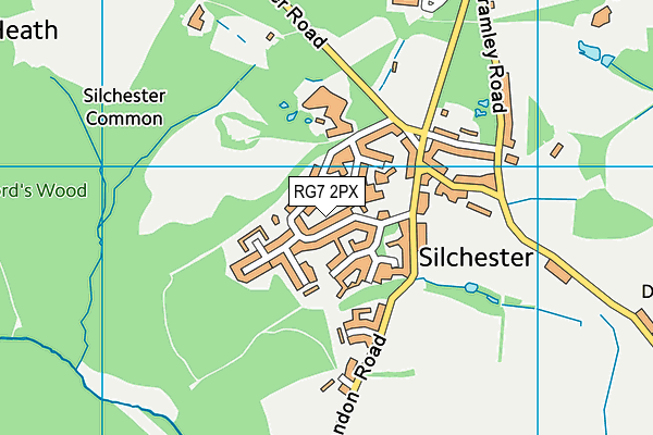 RG7 2PX map - OS VectorMap District (Ordnance Survey)