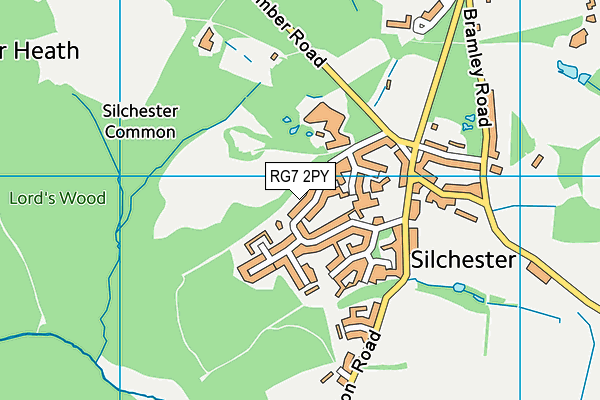 RG7 2PY map - OS VectorMap District (Ordnance Survey)