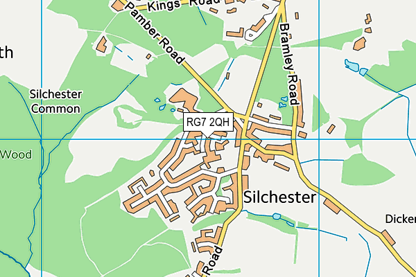 RG7 2QH map - OS VectorMap District (Ordnance Survey)
