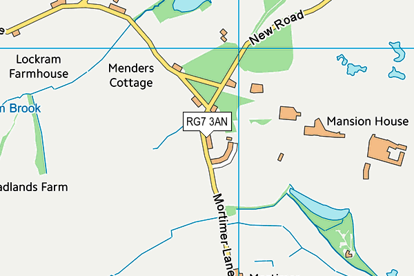 RG7 3AN map - OS VectorMap District (Ordnance Survey)