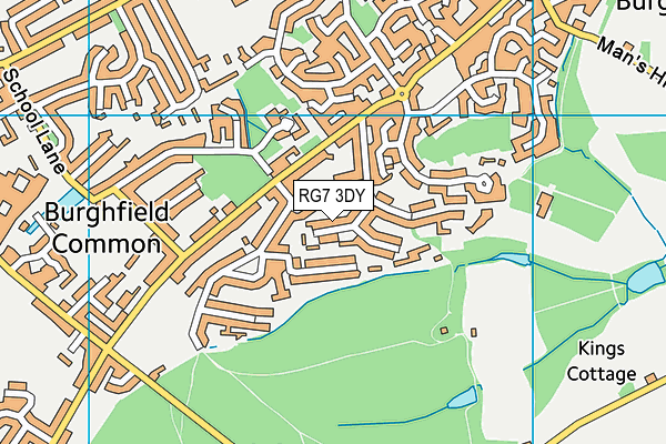 RG7 3DY map - OS VectorMap District (Ordnance Survey)
