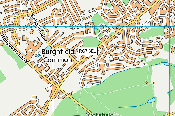 RG7 3EL map - OS VectorMap District (Ordnance Survey)