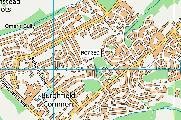 RG7 3EQ map - OS VectorMap District (Ordnance Survey)