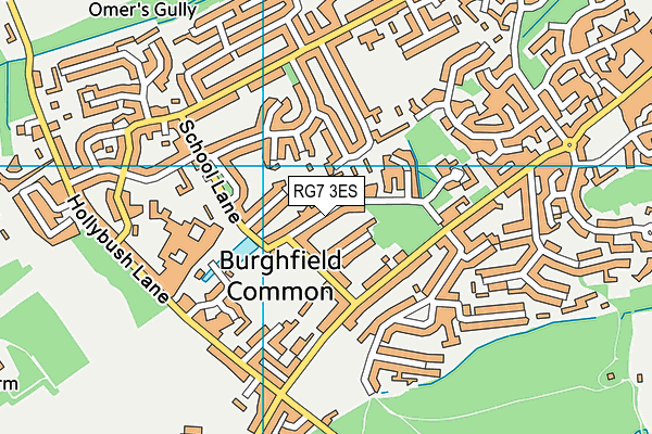 RG7 3ES map - OS VectorMap District (Ordnance Survey)