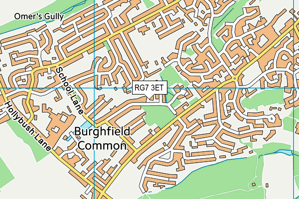 RG7 3ET map - OS VectorMap District (Ordnance Survey)