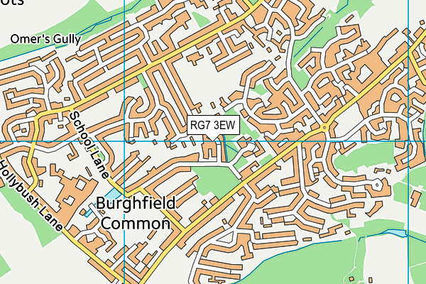 RG7 3EW map - OS VectorMap District (Ordnance Survey)