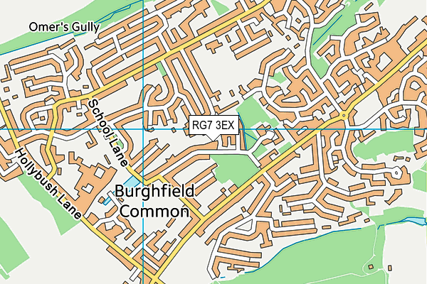 RG7 3EX map - OS VectorMap District (Ordnance Survey)