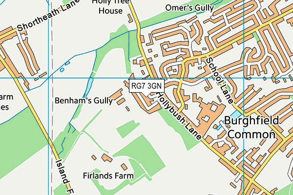 RG7 3GN map - OS VectorMap District (Ordnance Survey)