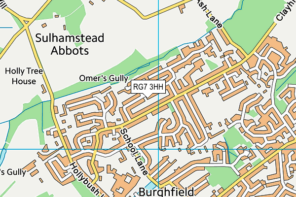 RG7 3HH map - OS VectorMap District (Ordnance Survey)