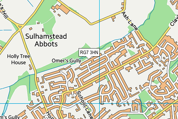 RG7 3HN map - OS VectorMap District (Ordnance Survey)