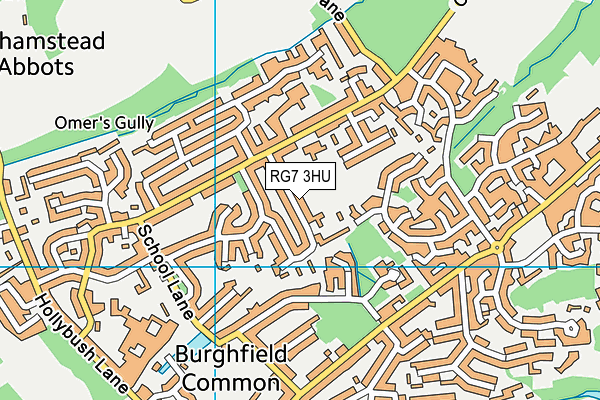 RG7 3HU map - OS VectorMap District (Ordnance Survey)