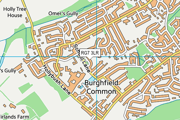 RG7 3LR map - OS VectorMap District (Ordnance Survey)