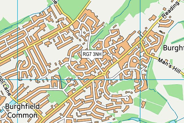 RG7 3NH map - OS VectorMap District (Ordnance Survey)