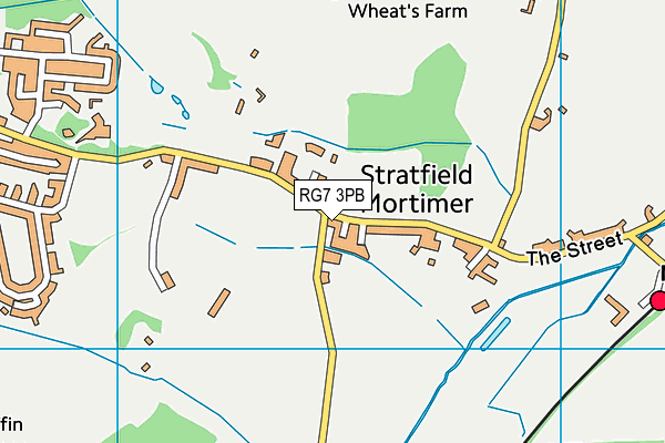 Mortimer St Marys Junior School map (RG7 3PB) - OS VectorMap District (Ordnance Survey)