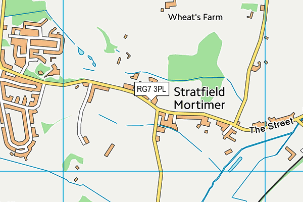 RG7 3PL map - OS VectorMap District (Ordnance Survey)