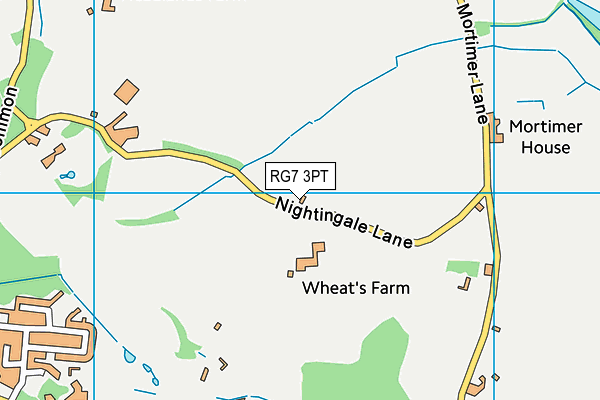 RG7 3PT map - OS VectorMap District (Ordnance Survey)