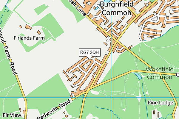 RG7 3QH map - OS VectorMap District (Ordnance Survey)