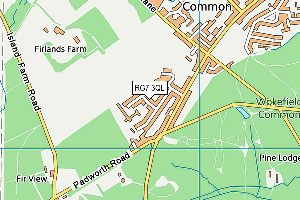 RG7 3QL map - OS VectorMap District (Ordnance Survey)