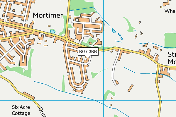 RG7 3RB map - OS VectorMap District (Ordnance Survey)