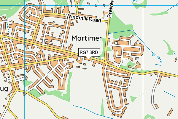 RG7 3RD map - OS VectorMap District (Ordnance Survey)
