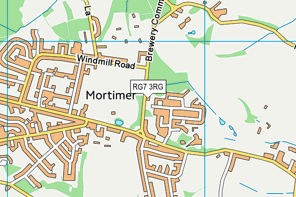 RG7 3RG map - OS VectorMap District (Ordnance Survey)