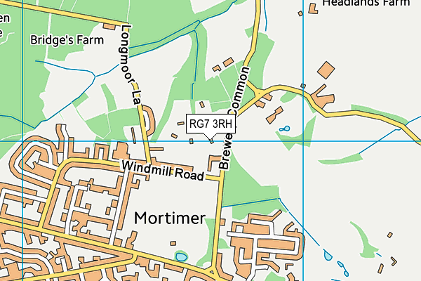 RG7 3RH map - OS VectorMap District (Ordnance Survey)