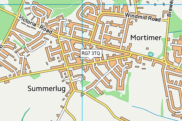 RG7 3TQ map - OS VectorMap District (Ordnance Survey)