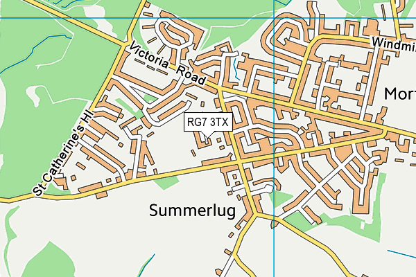 RG7 3TX map - OS VectorMap District (Ordnance Survey)