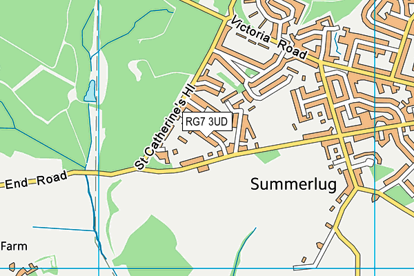 RG7 3UD map - OS VectorMap District (Ordnance Survey)