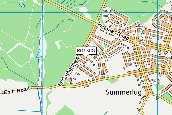 RG7 3UG map - OS VectorMap District (Ordnance Survey)