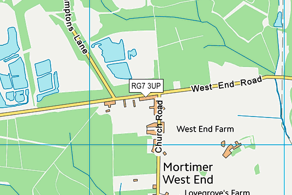 RG7 3UP map - OS VectorMap District (Ordnance Survey)