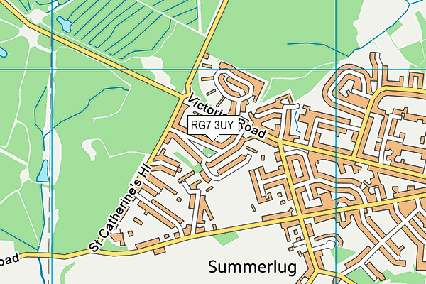 RG7 3UY map - OS VectorMap District (Ordnance Survey)