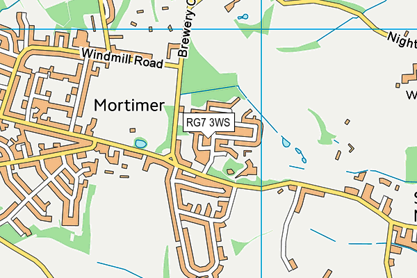 RG7 3WS map - OS VectorMap District (Ordnance Survey)