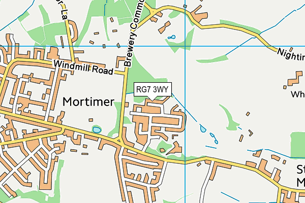 RG7 3WY map - OS VectorMap District (Ordnance Survey)