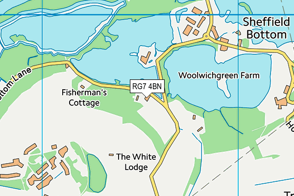 RG7 4BN map - OS VectorMap District (Ordnance Survey)