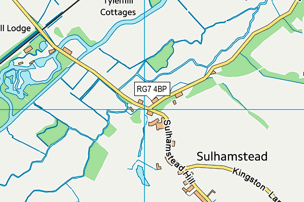 RG7 4BP map - OS VectorMap District (Ordnance Survey)