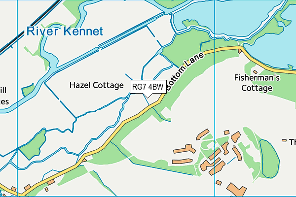 RG7 4BW map - OS VectorMap District (Ordnance Survey)