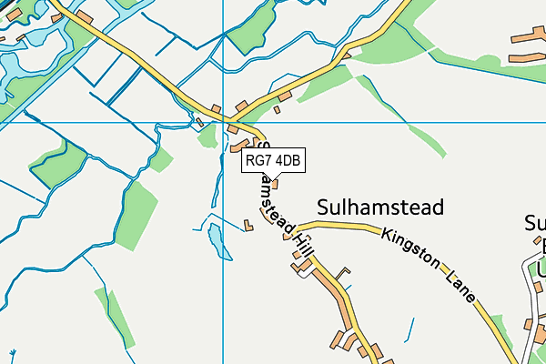 RG7 4DB map - OS VectorMap District (Ordnance Survey)