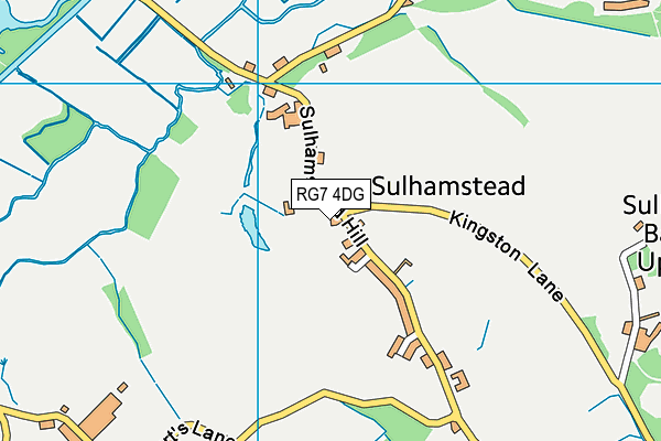 RG7 4DG map - OS VectorMap District (Ordnance Survey)