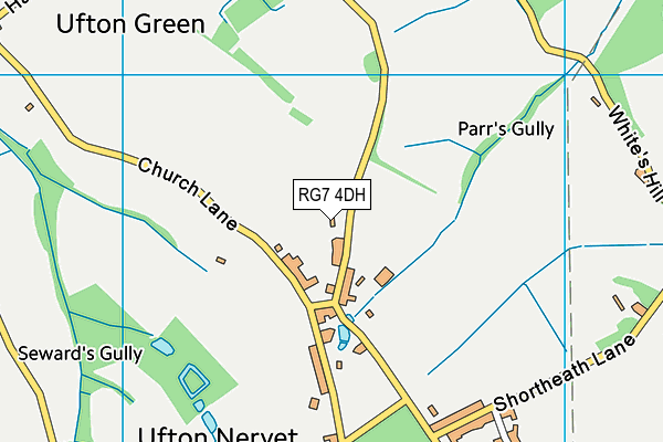 RG7 4DH map - OS VectorMap District (Ordnance Survey)