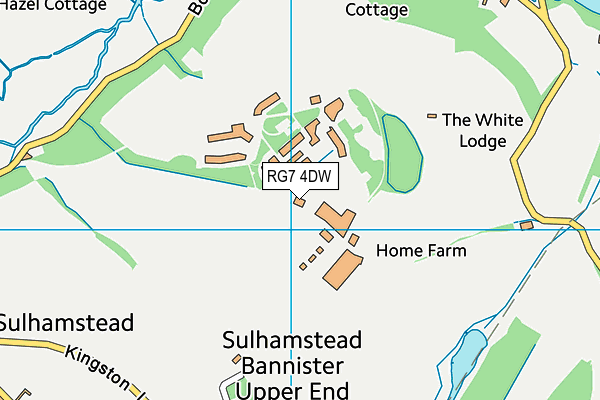 RG7 4DW map - OS VectorMap District (Ordnance Survey)