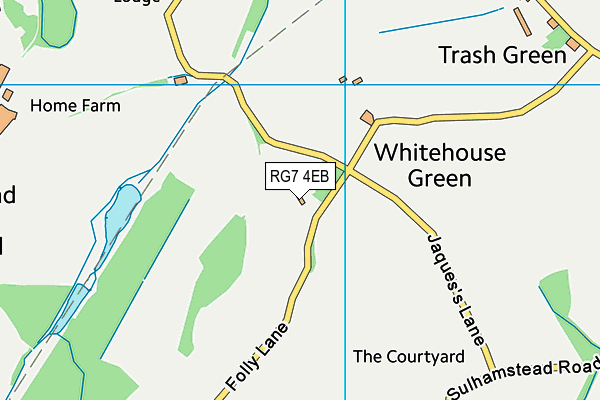 RG7 4EB map - OS VectorMap District (Ordnance Survey)