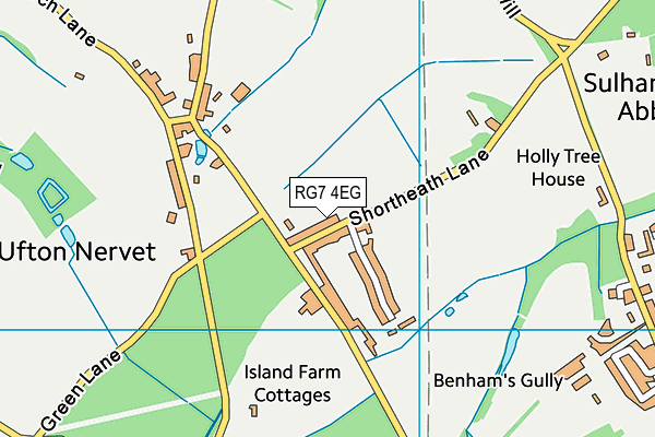 RG7 4EG map - OS VectorMap District (Ordnance Survey)