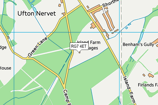 RG7 4ET map - OS VectorMap District (Ordnance Survey)
